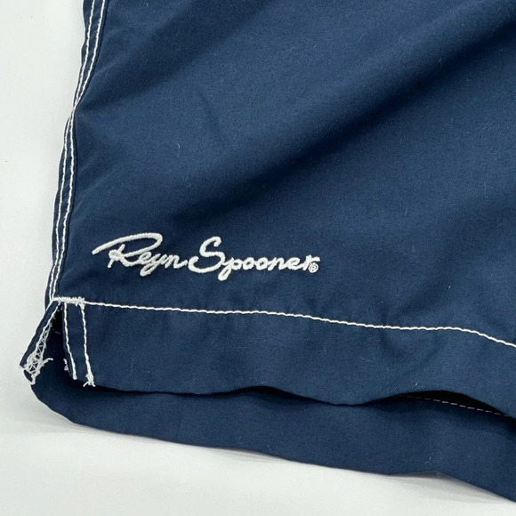 Men's Reyn Spooner Blue Fully Lined Swim/Board Shorts Size XL Nylon Pockets - Picture 2 of 10